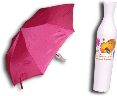 

Empyreal Polymer 3Fold Umbrella(Pink)