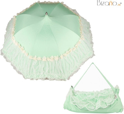 

Bizarro.in BIU-7012950-LACE-POUCH-LTG Umbrella(Green)