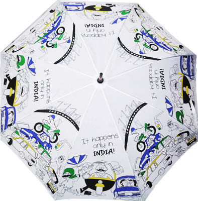 

Cheeky Chunk It Happens Only in India Umbrella(Multicolor)