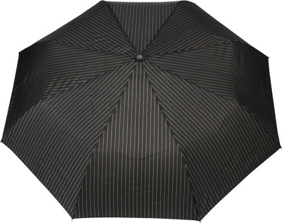 

FabSeasons Striped Umbrella(Black)