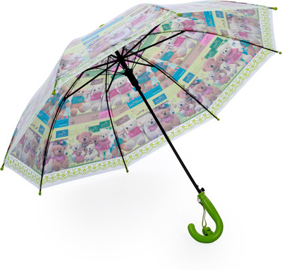 

Luggage Kart Green Teddy Bear Umbrella Umbrella(Green)