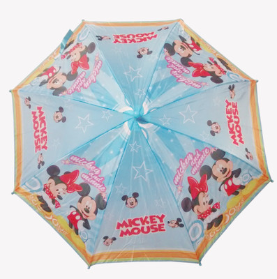 

Fiable Creations Mickey Mouse Print Blue Umbrella(Blue)