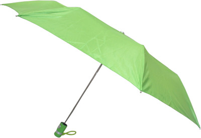 

Fendo Auto Open 3 Fold nylon Fabric Green Umbrella(Green)