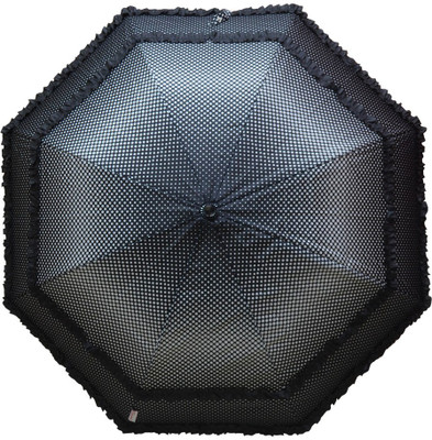 

Murano Single Fold Dot with Double Frill Beautiful Umbrella(Black)