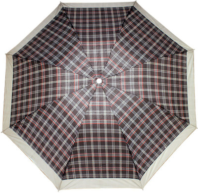 

PeepalComm Printed 3 Fold Umbrella(Brown, Grey)