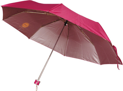 

Bs Spy Pakiza Nylon Pink 3 Fold Umbrella(Pink)
