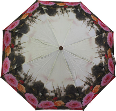 

DesiCult RRFLORA1 Rose Umbrella(Red, Orange)
