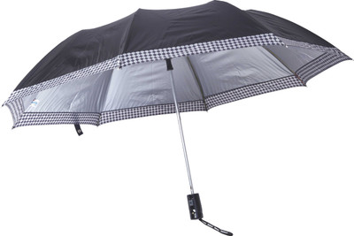 HighLands Italia_checks Umbrella(Black)