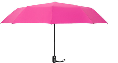 

Beaut Mono Silver B015943 - Hot Pink, 3 Fold Umbrella(Pink)