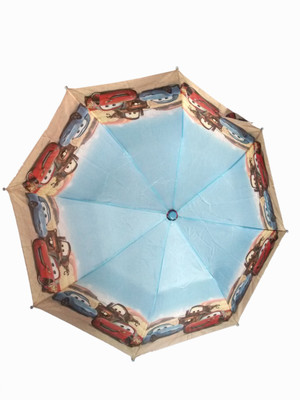 

Fiable Creations Double Fold 3 Cars Print 19" Radius Umbrella(Blue)
