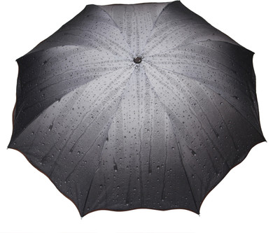

FabSeasons Rain drops Print Umbrella(Grey)