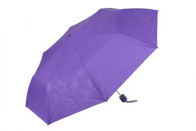 

Elephant Brand 3 Fold Plain Color with Assorted Emboss (Self Deisgn) Prints Umbrella(Purple)
