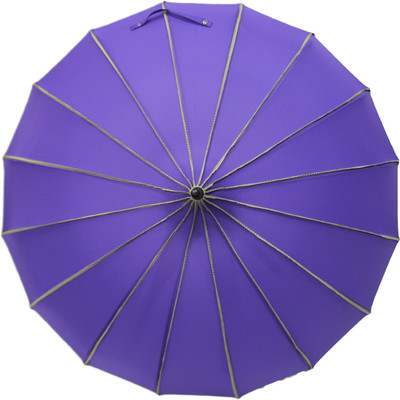 

DesiCult Pagoda Stripes Purple Umbrella(Purple)