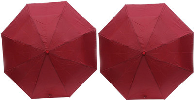 Seedling 3 Fold Pakiza Umbrella(Maroon)