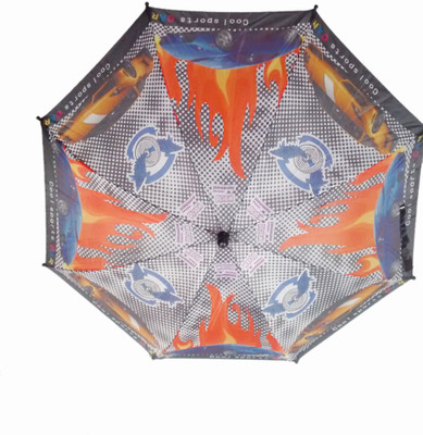 

Fiable Creations Car Print Black 18" Radius Kids Umbrella(Black)