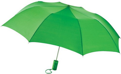 Beaut Mono Silver B015943 - Green, 3 Fold Umbrella(Green)