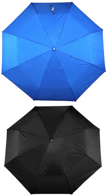 58% OFF on Bizarro Plain Combo-3-Fold (Set of 2) Umbrella(Blue, Black) 58% OFF on Bizarro Plain Combo-3-Fold (Set of 2) Umbrella(Blue, Black)