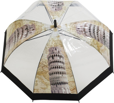

Haneez Fashionable Multicolour Stick Umbrella(Black, White)