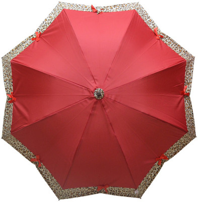 

Murano Stright Red Color Leopard Design Designer_400127_C Umbrella(Red)