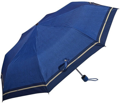 

Elephant Brand 3 fold Denim Print Blue Umbrella(Blue)