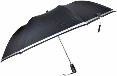 

Fendo 2 fold black silver cool Umbrella(Black)