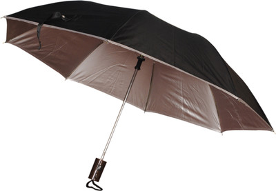 

Bs Spy Crystal Nylon Black 2 Fold Umbrella(Black)
