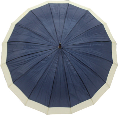 

DesiCult Cane Maharaja Navy Blue Umbrella(Blue)