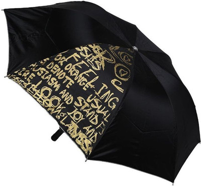 

Cosmosgalaxy Bottle Umbrella Black Graffiti Umbrella(Black)