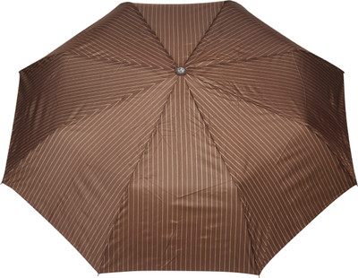 

FabSeasons Striped Umbrella(Brown)