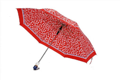 

Holiday Two Fold Designer Umbrella(Black, Pink)