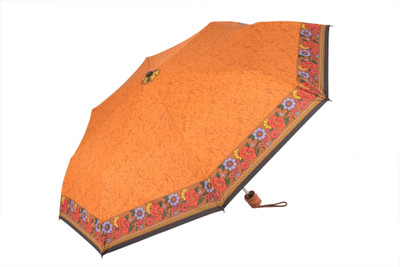 

Elephant Brand 3 Fold Batik Print Umbrella(Orange)