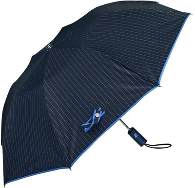 

Elephant Brand 2 Fold Reva Automatic Umbrella(Black, Blue)