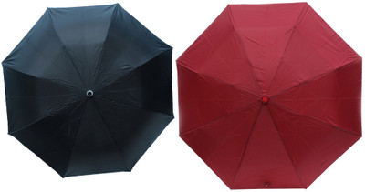 

Dizionario 3 Fold Pakiza Umbrella(Black, Maroon)