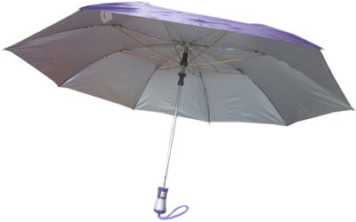 

Fendo Auto Open 2 Fold Nylon Women Strawberry _e Umbrella(Purple)
