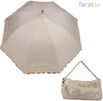 

Bizarro.in BIU-7013950-POUCH-PDS-BEG Umbrella(Beige)