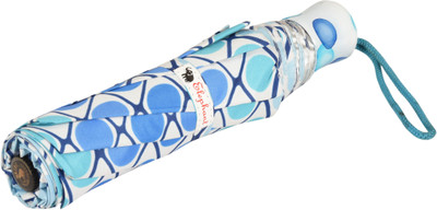 

Elephant Brand 3 Fold Polka Dotted Prints - Manual Open Umbrella(Blue)