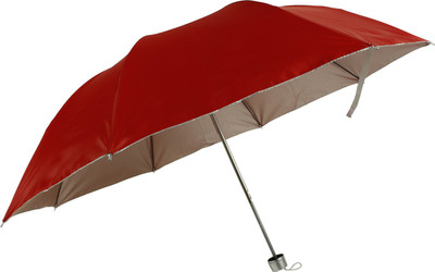 

Eccellente 3 Fold Plain RD Unisex Umbrella(Red)