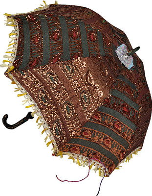 

Lal Haveli Designer Handmade Mini Sun Umbrella(Multicolor)