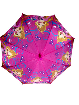 

Fiable Creations Flora Doll Print 18" Radius Kids Umbrella(Pink)