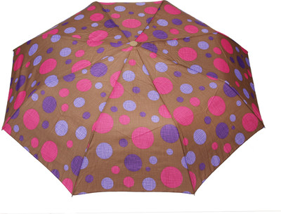 

FabSeasons Colorful Printed Umbrella(Maroon)