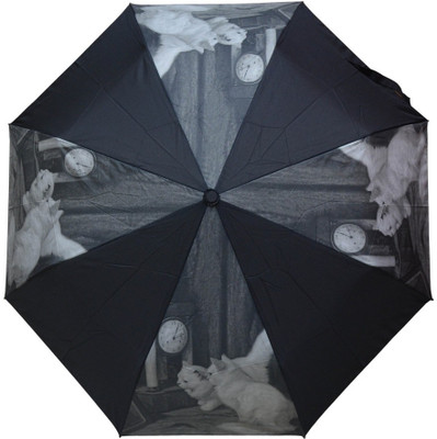 

Murano 3 Fold Auto Open RST Print Design Cat on Panel 400157_E Beautiful Umbrella(Multicolor)