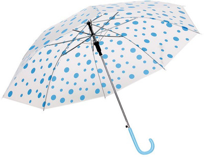 

Madink Polka Dotted Designer Umbrella(Blue)