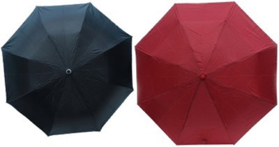 

NAGAR ENTERPRISES NAU_All 334 Umbrella(Black, Maroon)