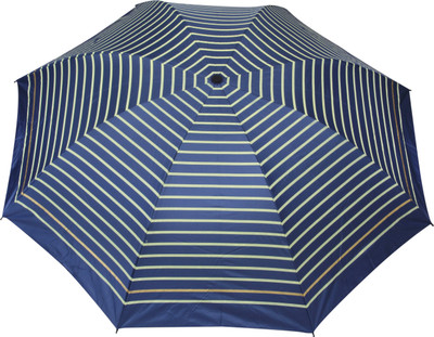 

FabSeasons Stripes Print Umbrella(Blue)