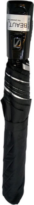 

Beaut Classic Plain 2F B015945 Black Umbrella(Black)