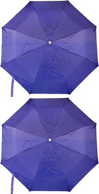 

Bemoreee 3 Fold Blue - Set of 2 Umbrella(Blue)