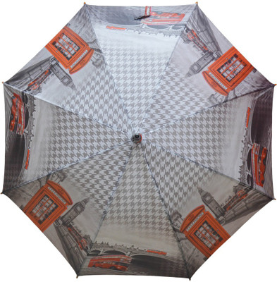 

Murano Single Fold Metal Piano Windproof Multicolor Unique _400145_D Design Umbrella(Multicolor)