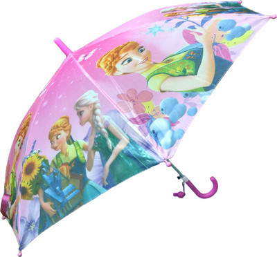 

China 3D Disney and Barbie Print Umbrella(Multicolor)