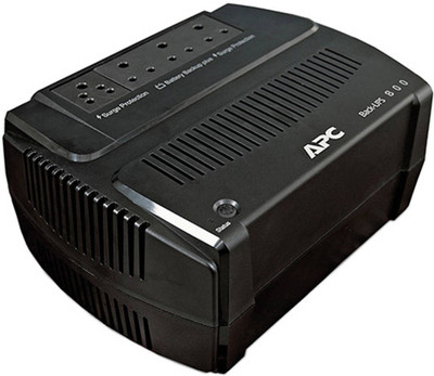 APC Back-UPS BE800-IND 230 V Line-interactive Tower Model UPS with Overload Protection 3 Outlet Plugs