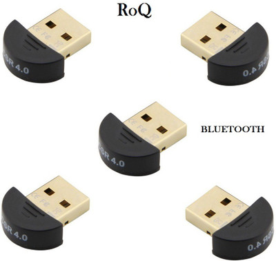 

ROQ SETS OF 5 MINI CSR DUAL MODE 4.0 BLUETOOTH USB Adapter(Black)